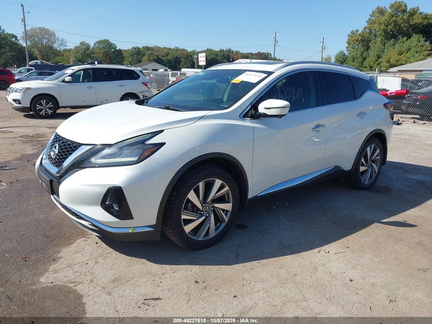 Vin: 5n1az2ms7kn110417, lot: 46727598, nissan murano sl 20192