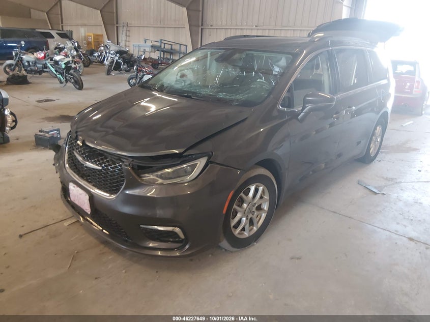 Vin: 2c4rc1bg7nr115853, lot: 46727637, chrysler pacifica touring l 20222