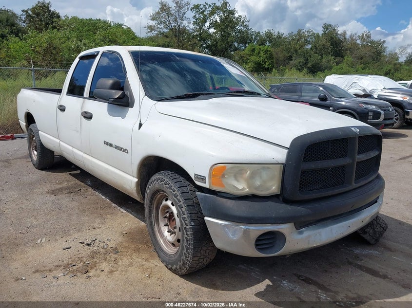 2005 DODGE RAM 2500 ST