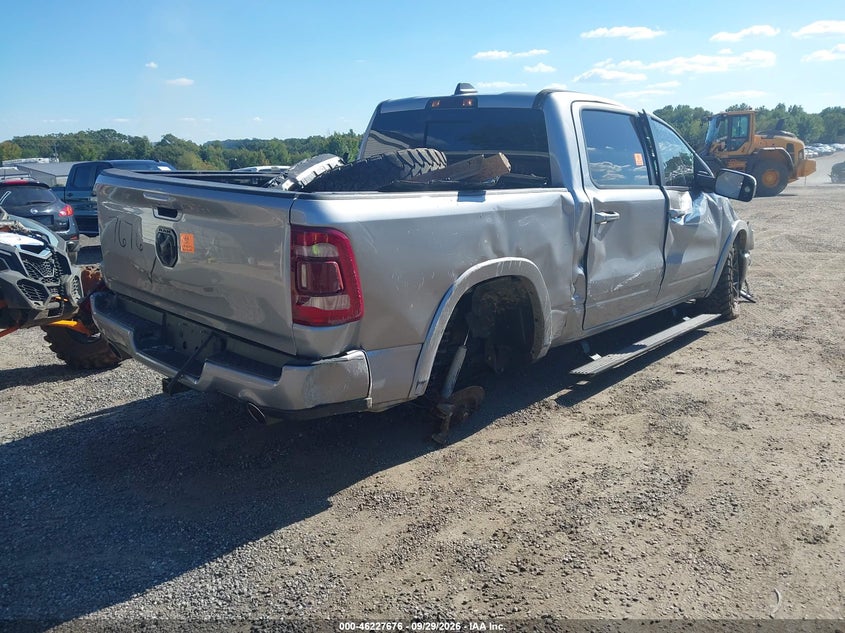 Vin: 1c6srfjt4mn575910, lot: 46727664, ram 1500 laramie  4x4 5'7 box 20214