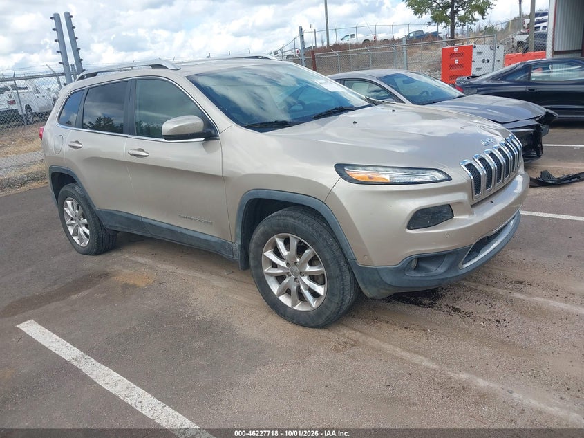 Vin: 1c4pjmds8fw663286, lot: 46727706, jeep cherokee limited 20151
