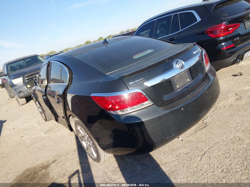Vin: 1g4gc5ec6bf163205, lot: 46727800, buick lacrosse cxl 20113