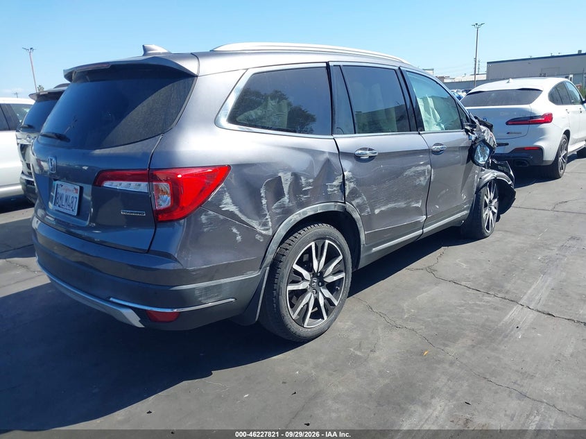 Vin: 5fnyf5h67kb007426, lot: 46727809, honda pilot touring 20194