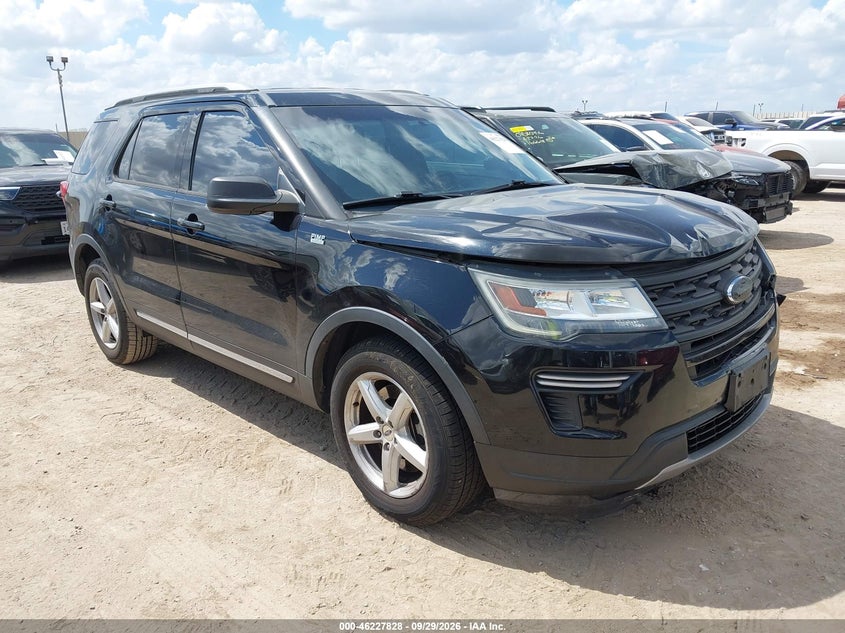 Vin: 1fm5k7d82jgb29953, lot: 46727816, ford explorer xlt 20181