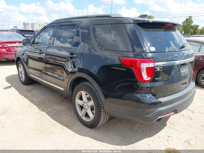 Vin: 1fm5k7d82jgb29953, lot: 46727816, ford explorer xlt 20183