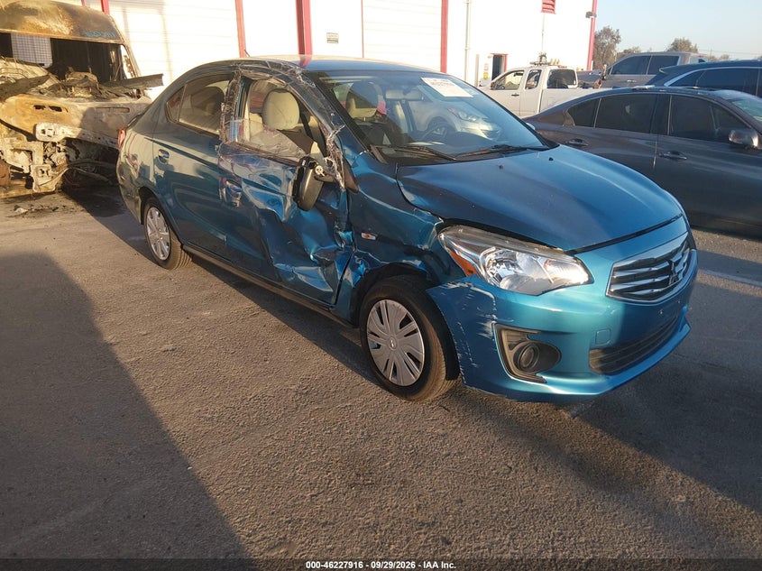 2019 Mitsubishi Mirage G4 Es, Right Side, IAAI, VIN ML32F3FJXKHF10715