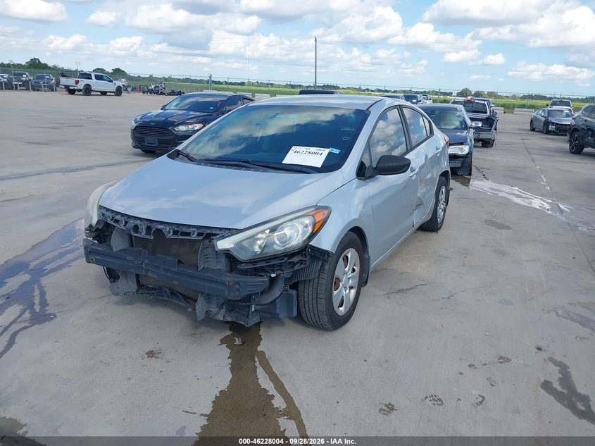 Vin: knafk4a63g5510920, lot: 46727992, kia forte lx 20162