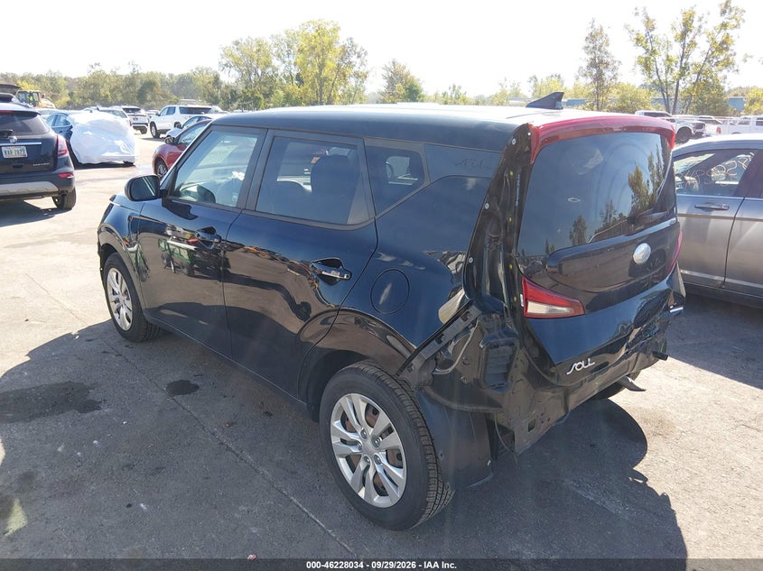 Vin: kndj23au8l7053848, lot: 46728022, kia soul lx 20203