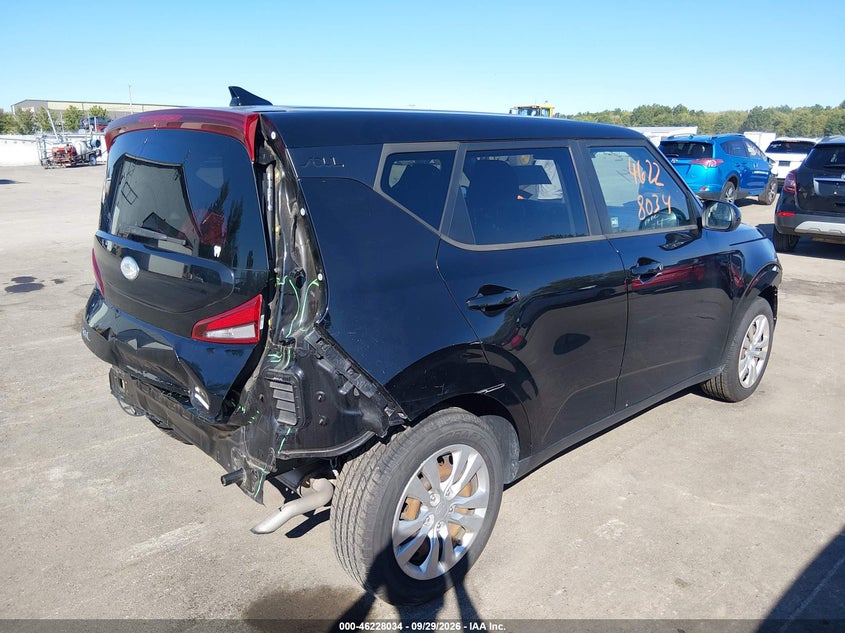 Vin: kndj23au8l7053848, lot: 46728022, kia soul lx 20204