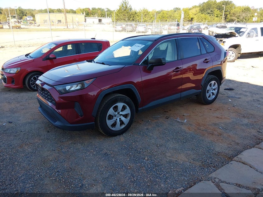 2019 Toyota Rav4 Le, Правый бок, IAAI, VIN JTMH1RFV5KJ005716 — фото 2