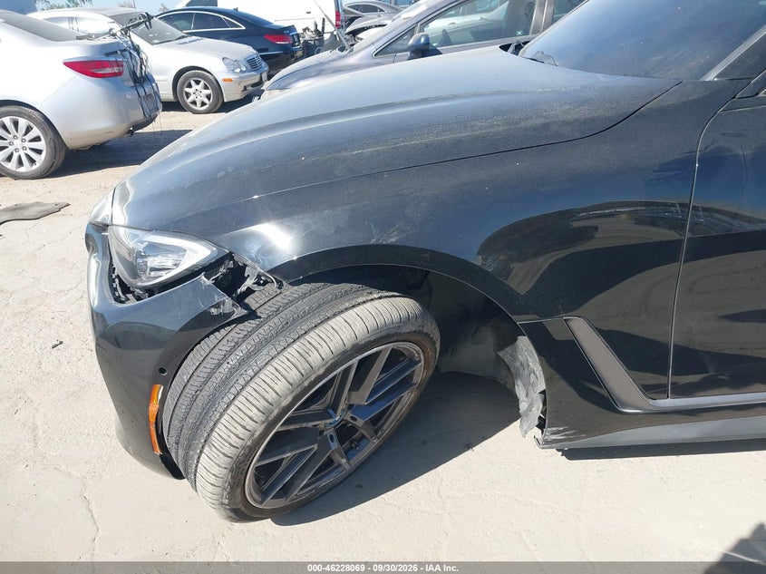 BMW I4 2023 VIN WBY43AW07PFR32093