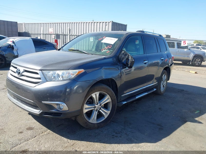 Vin: 5tdyk3ehxcs050175, lot: 46728067, toyota highlander limited v6 20122