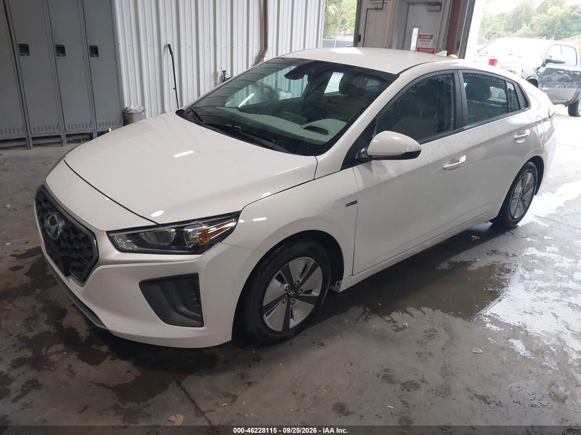 Vin: kmhc65lc4lu233371, lot: 46728103, hyundai ioniq hybrid blue 20202
