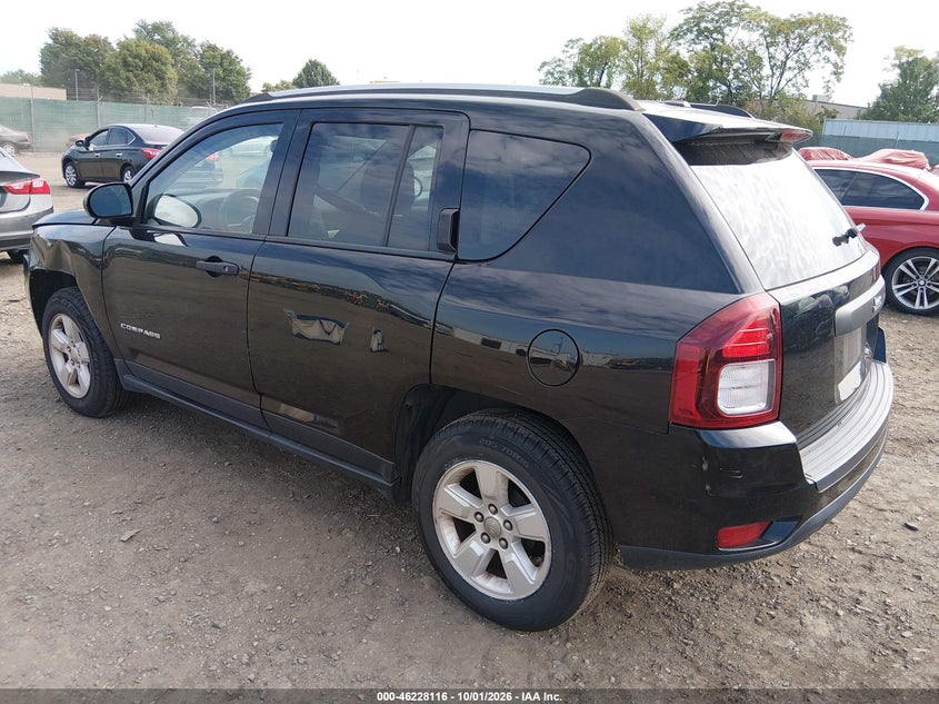Vin: 1c4njcba2hd141389, lot: 46728104, jeep compass sport fwd 20173