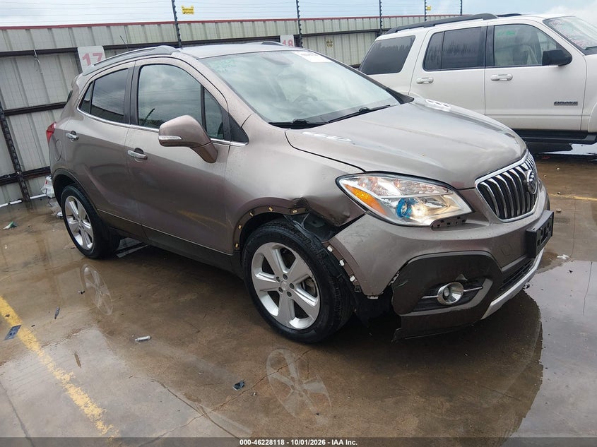 Vin: kl4cjbsb5fb049920, lot: 46728106, buick encore convenience 20151