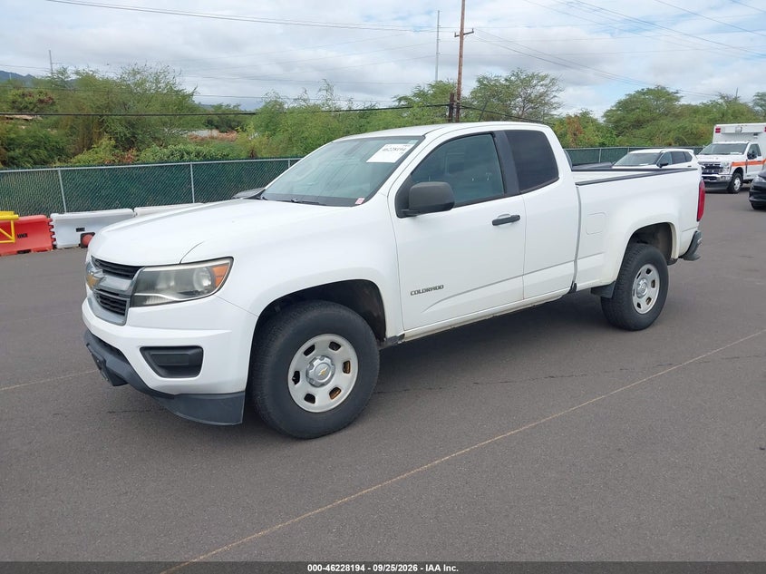 Vin: 1gchsbea2g1101555, lot: 46728182, chevrolet colorado wt 20162