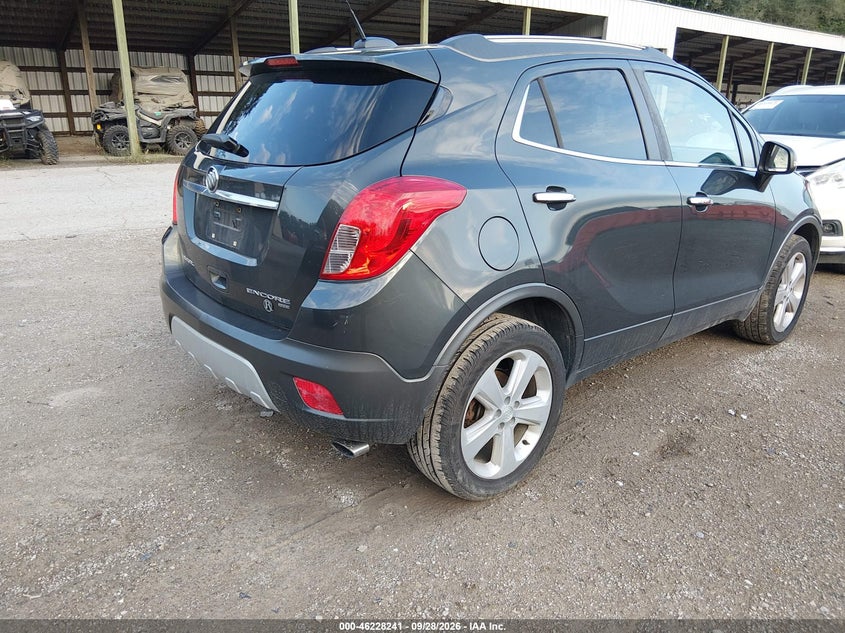 Vin: kl4cjfsb1gb696145, lot: 46728229, buick encore convenience 20164