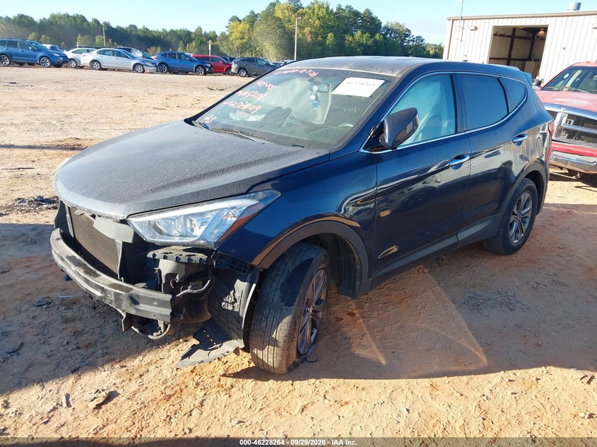2015 Hyundai Santa Fe Sport 2.4L, Front End, IAAI, VIN 5XYZT3LB5FG270809 — photo 2