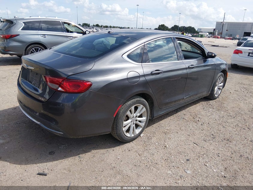 Vin: 1c3cccab6fn701504, lot: 46728277, chrysler 200 limited 20154