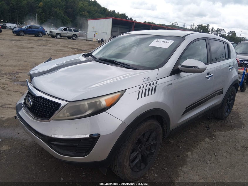 Vin: kndpbcacxg7822065, lot: 46728288, kia sportage lx 20162