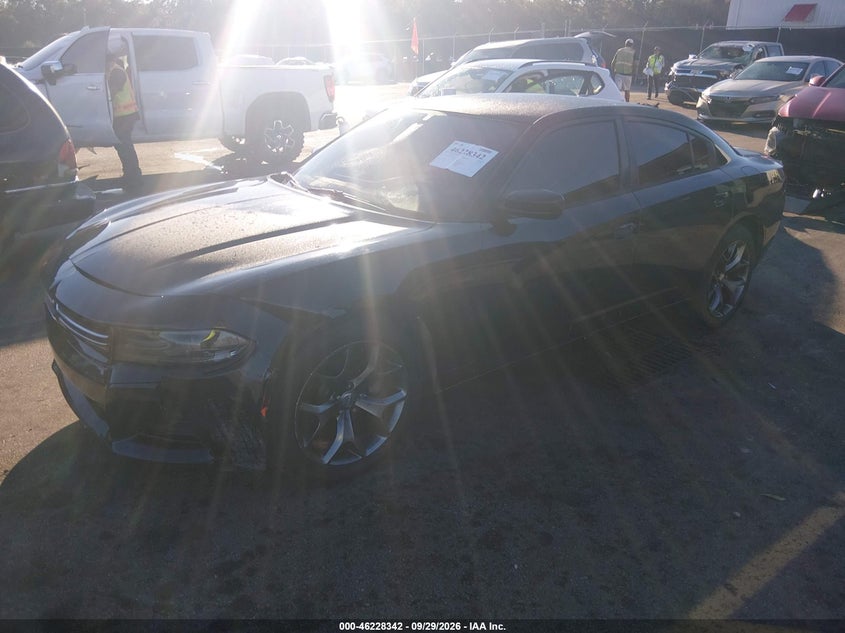 2015 Dodge Charger Se, Front End, IAAI, VIN 2C3CDXBG7FH870504 — photo 2
