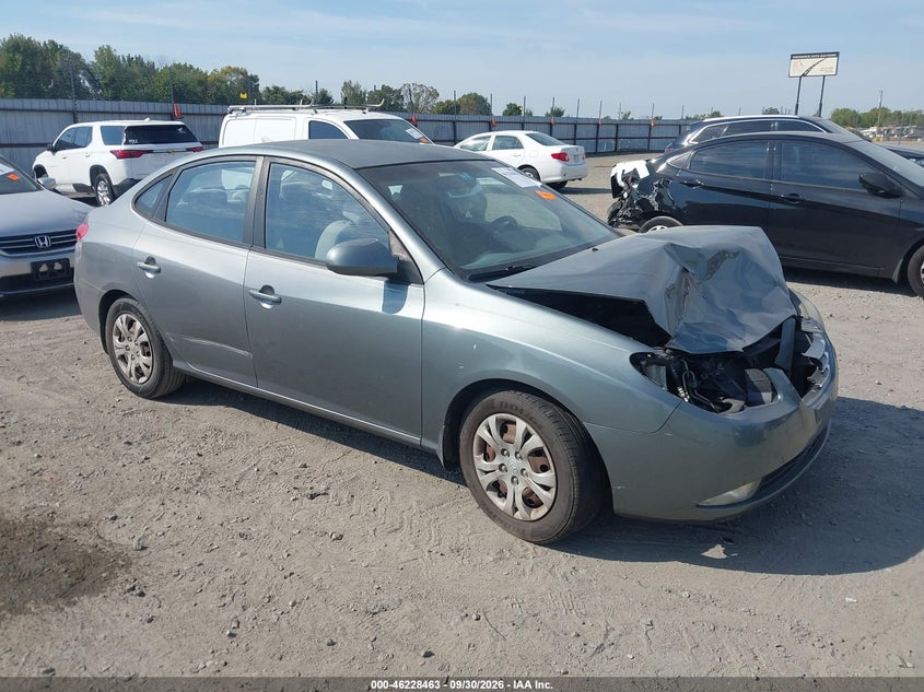 Vin: kmhdu4ad2au008749, lot: 46728451, hyundai elantra gls 20101