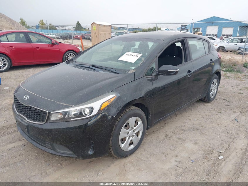 Vin: knafk5a84h5705918, lot: 46728466, kia forte lx 20172