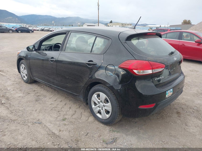 Vin: knafk5a84h5705918, lot: 46728466, kia forte lx 20173