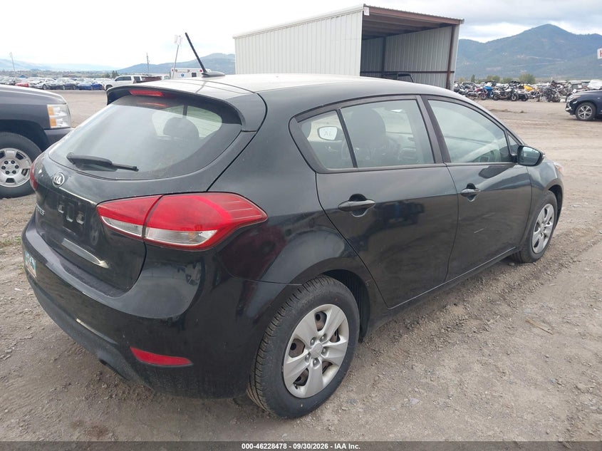Vin: knafk5a84h5705918, lot: 46728466, kia forte lx 20174