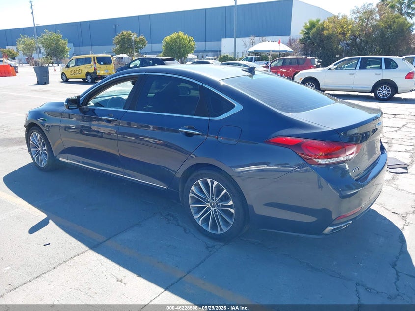 Vin: kmhgn4je0hu190576, lot: 46728496, genesis g80 3.8 20173