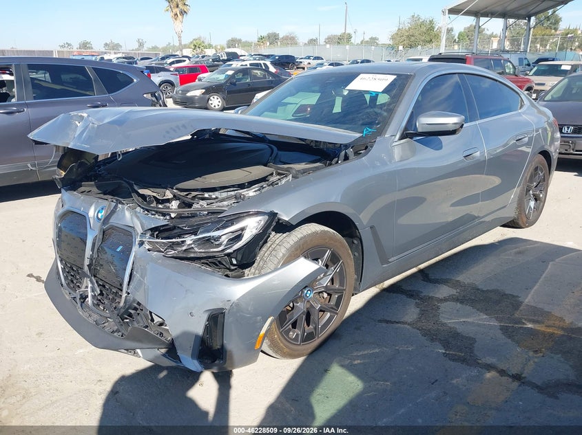 Vin: wby43aw06rft37139, lot: 46728497, bmw i4 gran coupe edrive35 20242