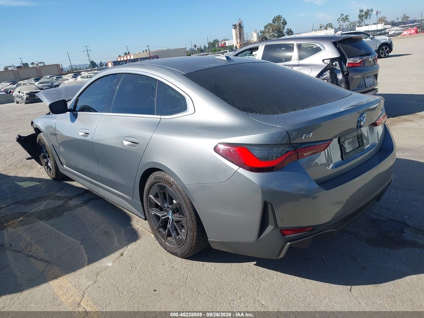 Vin: wby43aw06rft37139, lot: 46728497, bmw i4 gran coupe edrive35 20243