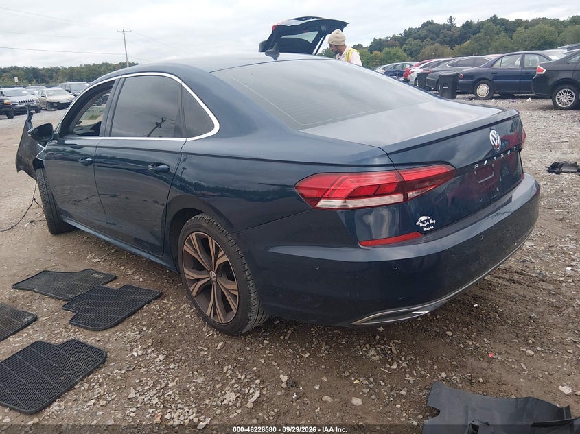 Vin: 1vwca7a36lc023794, lot: 46728568, volkswagen passat 2.0t sel 20203