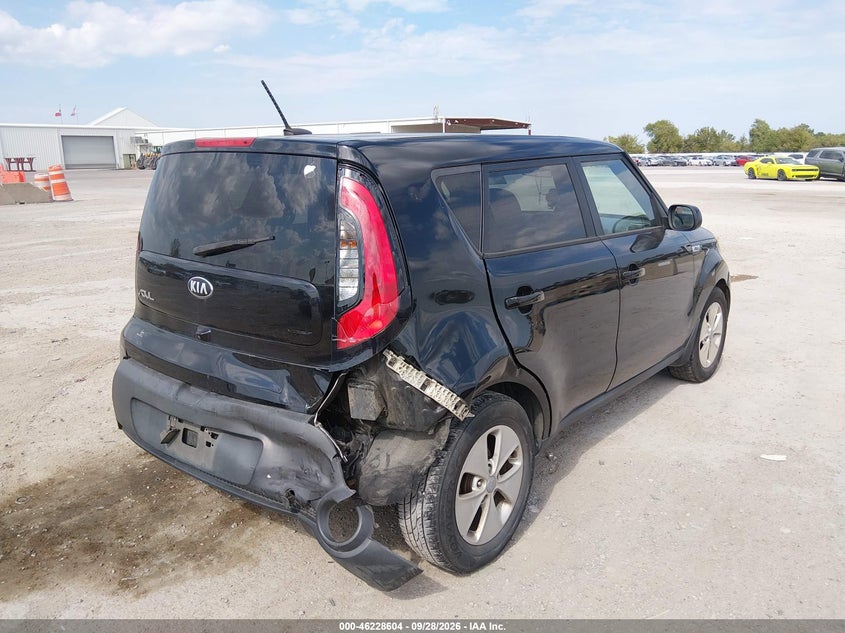 Vin: kndjn2a25f7171957, lot: 46728592, kia soul 20154