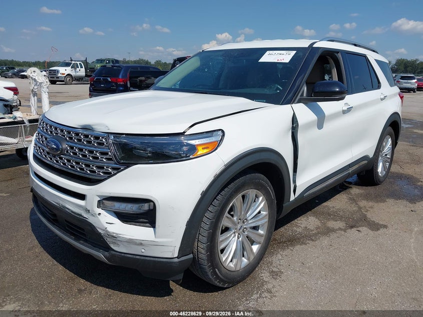Vin: 1fmsk7fhxnga71354, lot: 46728617, ford explorer limited 20222