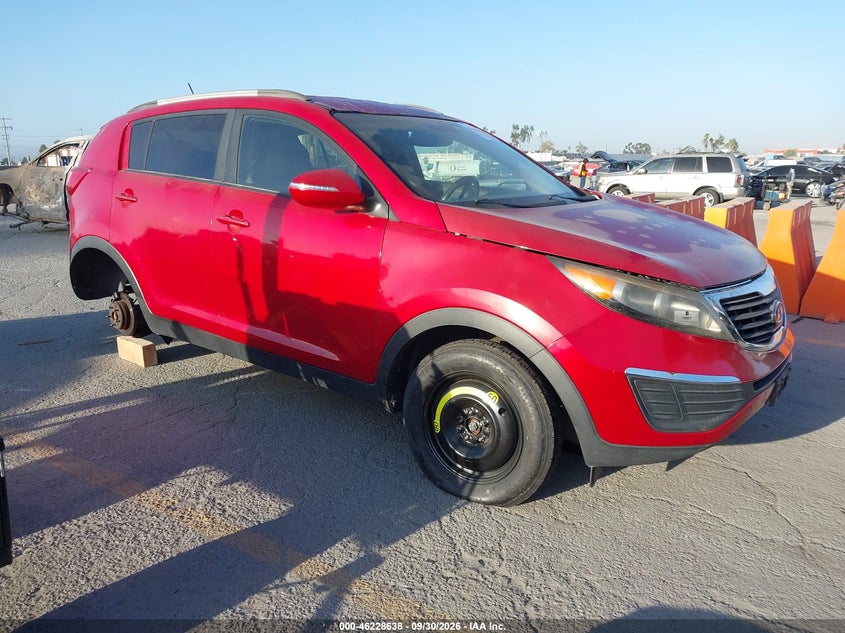 Vin: kndpb3a21b7086200, lot: 46728626, kia sportage lx 20111