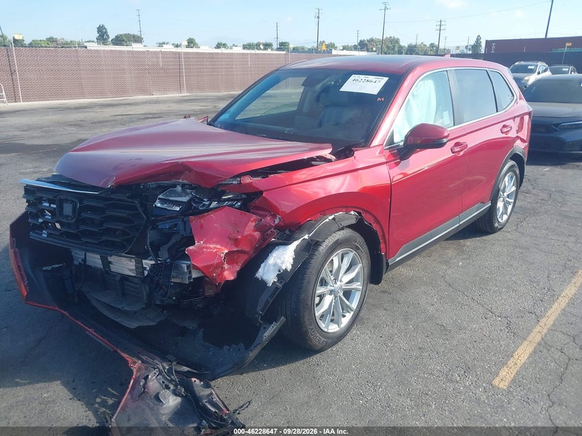 2025 Honda Cr-V Ex-L 2Wd, Front End, IAAI, VIN 2HKRS3H78SH325540 — photo 2