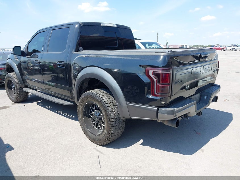 Vin: 1ftfw1rg7hfa96684, lot: 46728657, ford f-150 raptor 20173