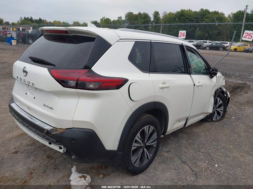 Vin: 5n1at3bb1mc737753, lot: 46728696, nissan rogue sv intelligent awd 20214