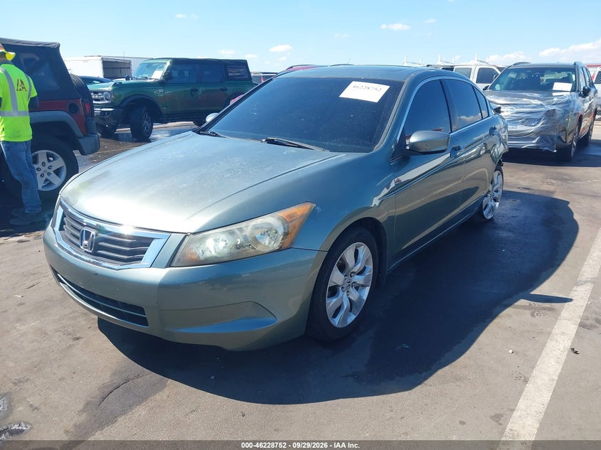 2008 Honda Accord 2.4 Ex, Left Rear, IAAI, VIN 1HGCP26768A068089 — photo 2