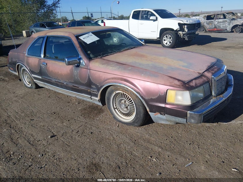 LINCOLN MARK VII 1988 VIN 1LNBM93E1JY683107