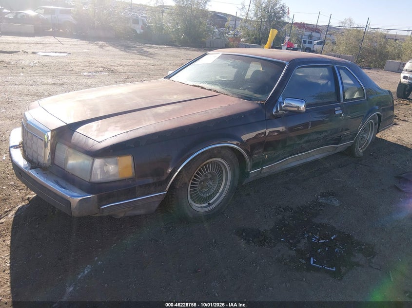 LINCOLN MARK VII 1988 VIN 1LNBM93E1JY683107