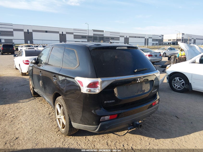 Vin: ja4ad3a38ez013563, lot: 46728753, mitsubishi outlander se 20143
