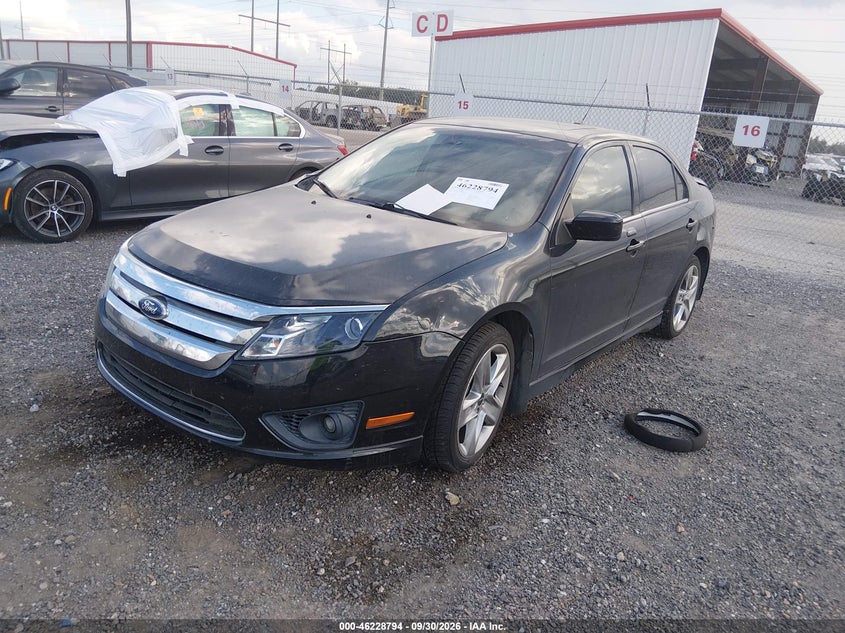Vin: 3fahp0kc3cr450502, lot: 46728782, ford fusion sport 20122