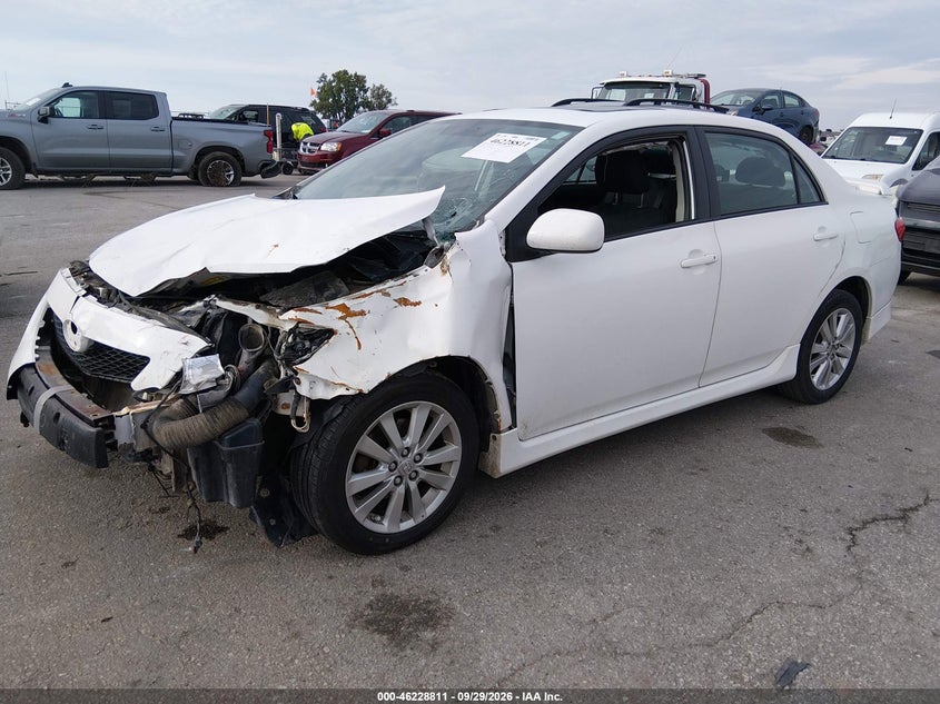 2010 Toyota Corolla S, Left Front, IAAI, VIN 2T1BU4EE7AC480134 — photo 2