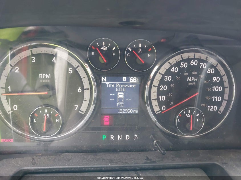 DODGE RAM 1500 2010 VIN 1D7RV1GT9AS188270