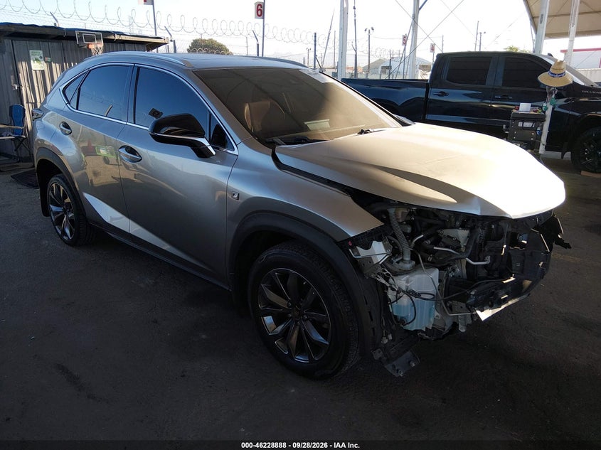 2019 Lexus Nx 300 F Sport, Перёд, IAAI, VIN JTJYARBZ9K2116978