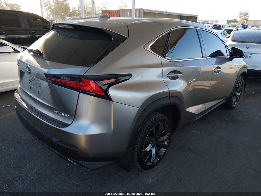 Vin: jtjyarbz9k2116978, lot: 46728876, lexus nx 300 f sport 20194
