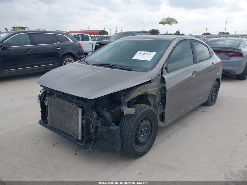 Vin: kmhct4ae4hu389182, lot: 46728918, hyundai accent se 20172