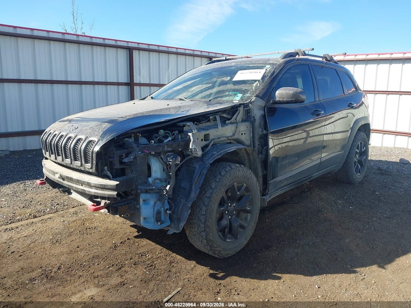 Vin: 1c4pjmbs5hw664756, lot: 46728952, jeep cherokee trailhawk 4x4 20172